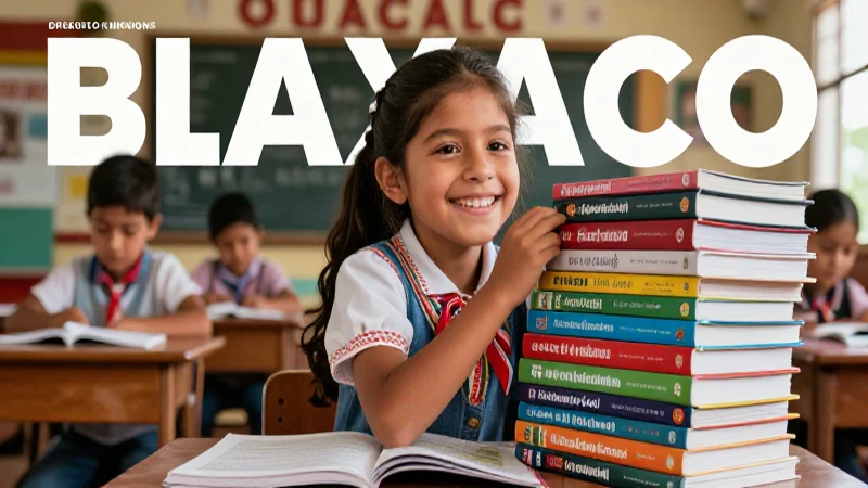 Estudiante mexicano alegre con libros