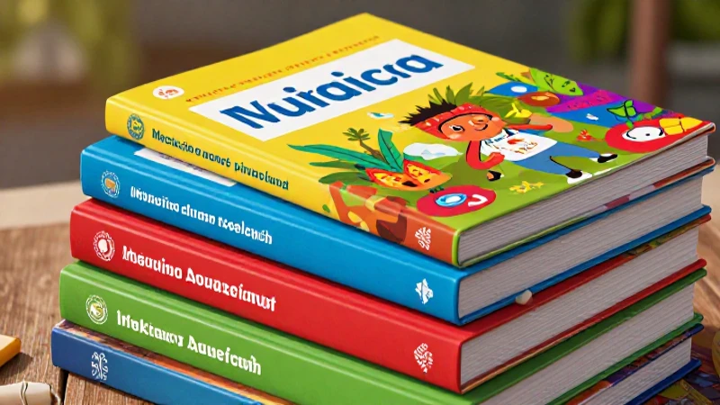 Libros educativos mexicanos modernos con diseño dinámico