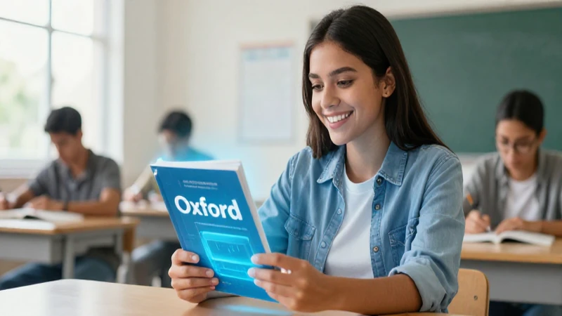 Encuentra los mejores libros de texto Oxford online 3 Estudiante mexicano usa libro digital en aula