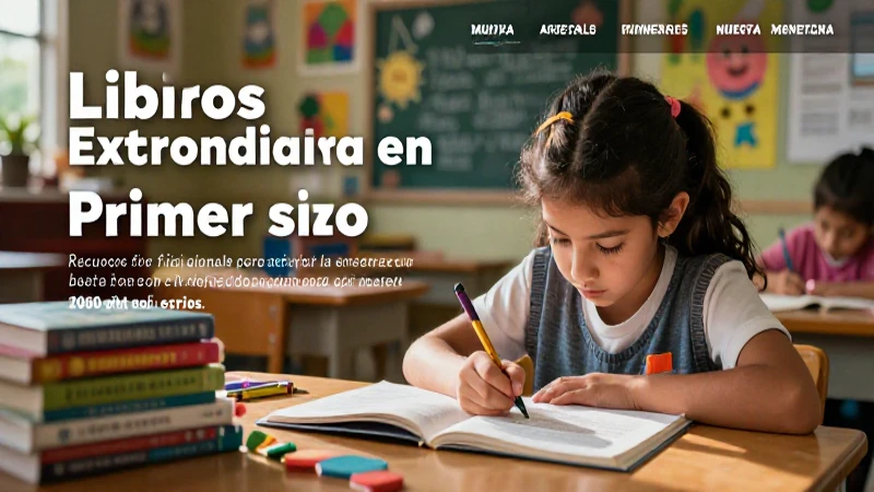 Primer grado con recursos educativos vibrantes