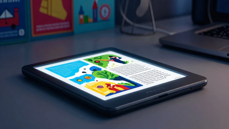 Libro digital en escritorio, estilo revista mexicana