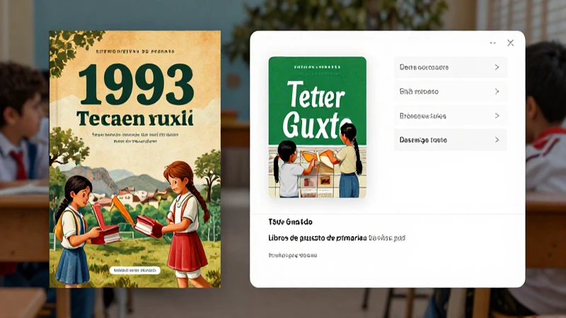 Libros de texto de 1993 estilo mexicano