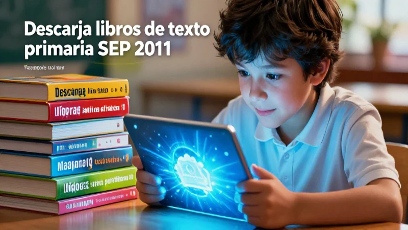 Libros de texto SEP 2011: recursos educativos de alta calidad