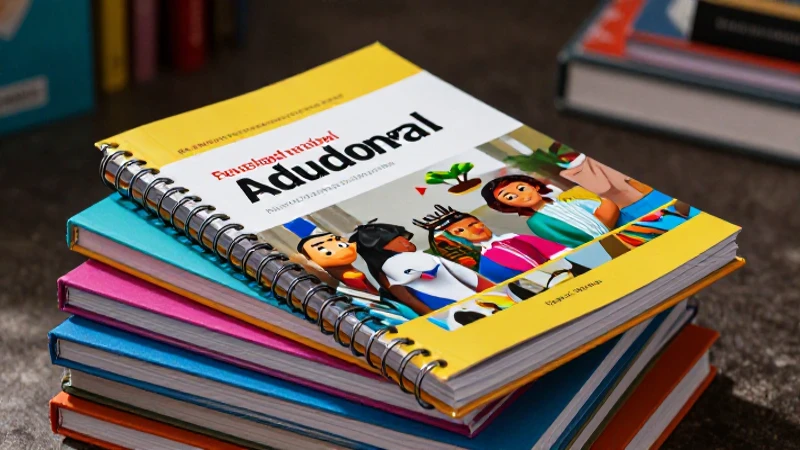 Libros académicos vibrantes con estética mexicana moderna