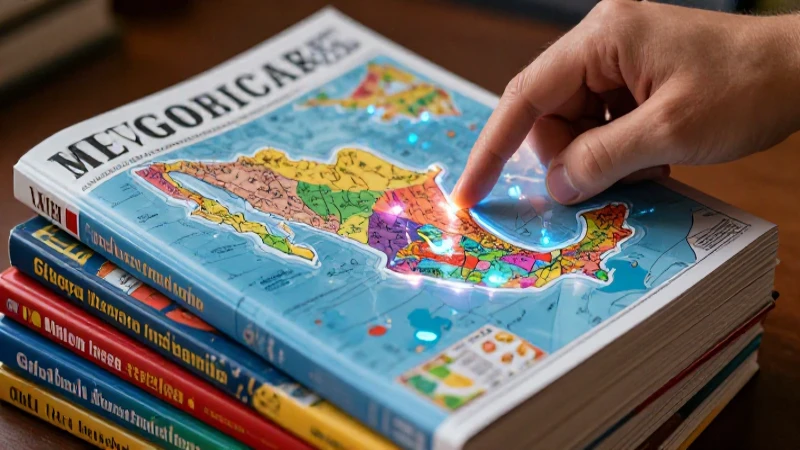 Geografía educativa visual y premium