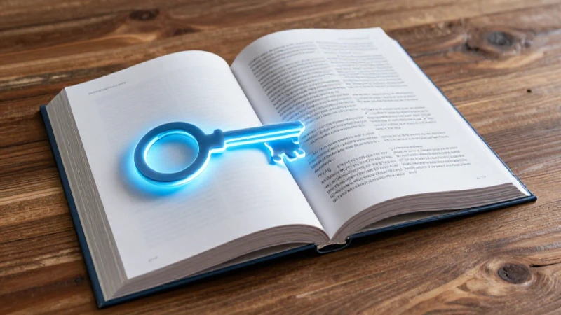 Libro educativo con clave luminosa