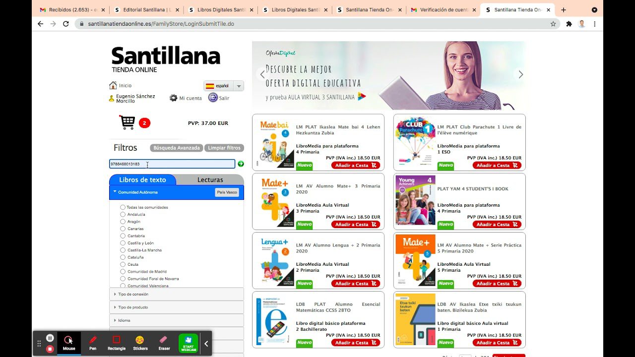 libros de texto santillana mejora educativa con licencia digital