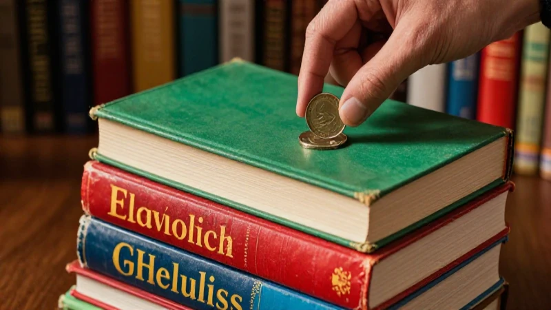 Libros de texto de segunda mano en Las Palmas: ahorra en tu educación 4 Manos ponen moneda sobre libros académicos vibrantes