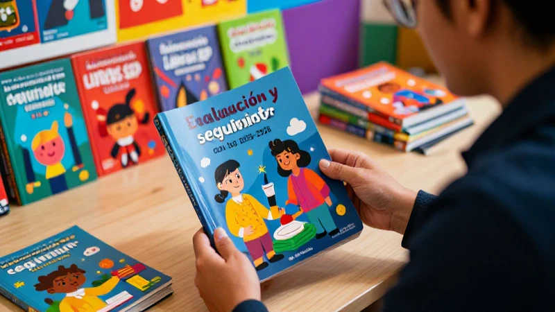 Espacio educativo vibrante con libros SEP de alta calidad