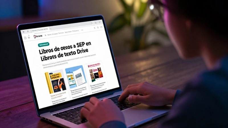 Libros de texto SEP digitales en Drive