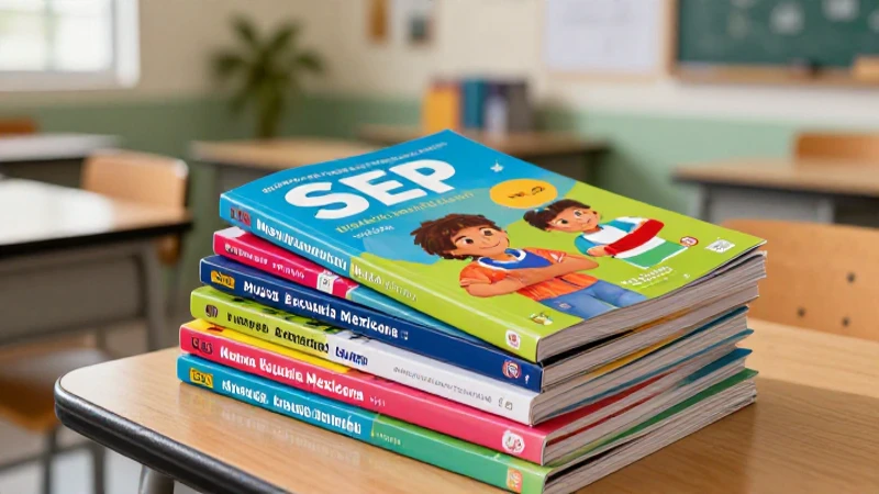 Libros de texto SEP EDOMEX: la clave para un aprendizaje completo 4 Libros SEP vibrantes en aula con estética profesional