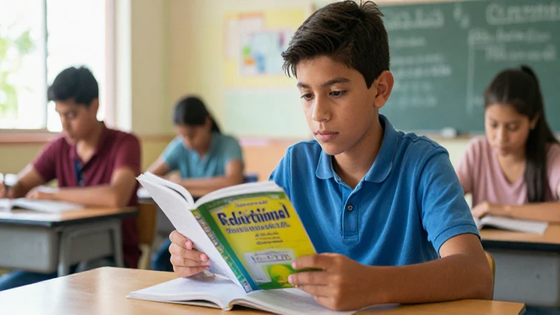 Opiniones sobre los libros de texto SEP: lo que debes saber 5 Estudiante mexicano leyendo un libro