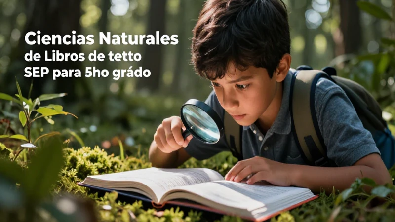 Ilustración de ciencia vibrante y educativa para 5to