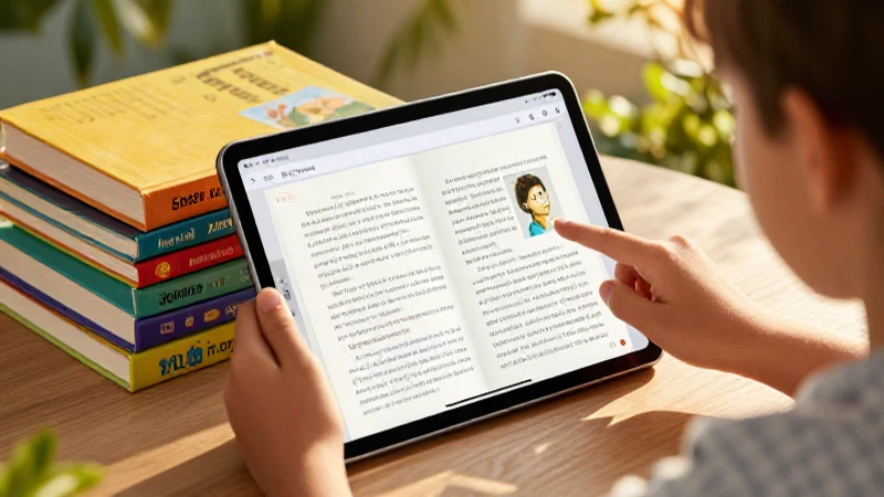 Tablet digital y libros físicos crean un aprendizaje moderno