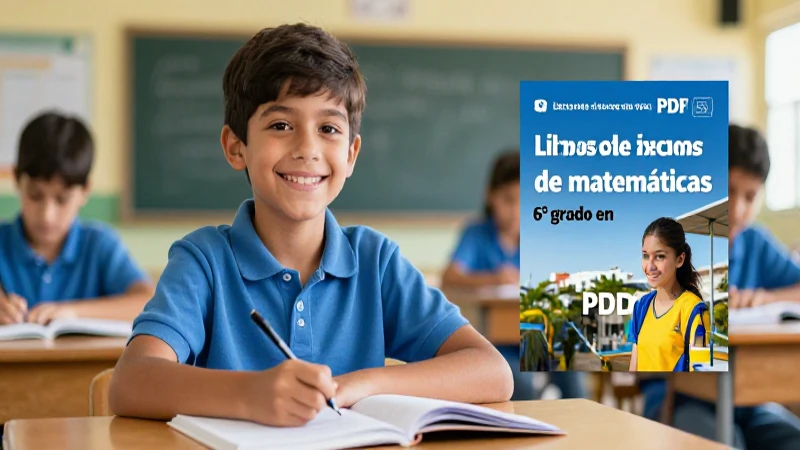 Encuentra libros de matemáticas de sexto grado gratis