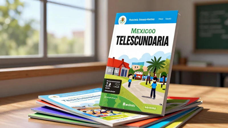Textos educativos mexicanos 3D hiperrealistas