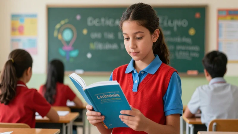Guía completa: Mejores libros de texto para tercer grado de secundaria 3 Estudiante moderno en aula mexicana vibrante