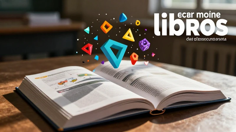 Libros de matemáticas de telesecundaria, edición de lujo