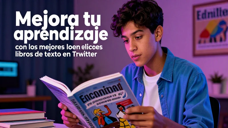 Mejores libros de texto educativos de Twitter