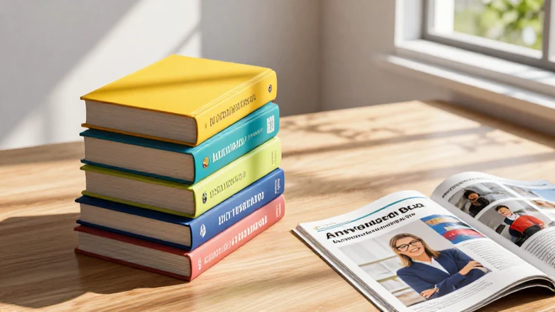 Libros académicos vibrantes bajo luz intensa