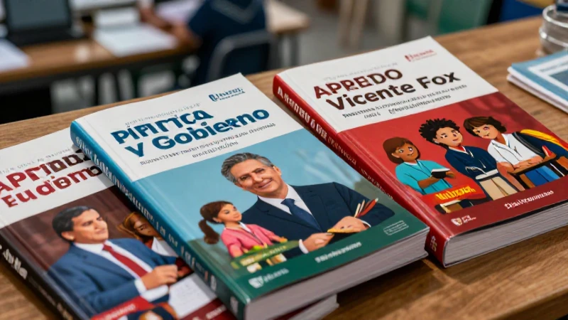 Política educativa en México con libros