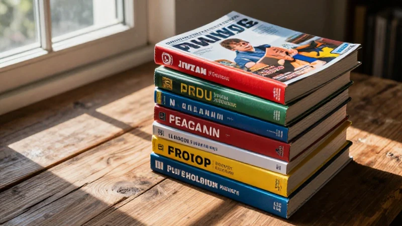 Libros usados en mesa, con estética cinematográfica