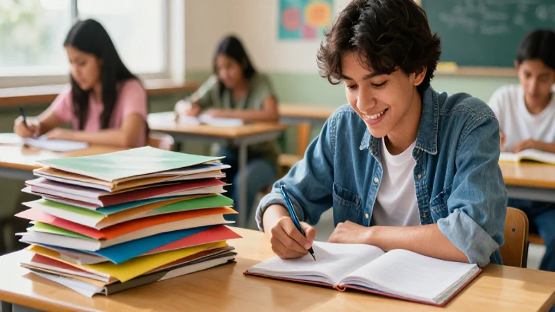Estudiante brillante crea futuro con materiales reciclados