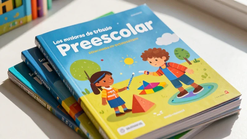 Libros de trabajo preescolar de alta calidad y modernos