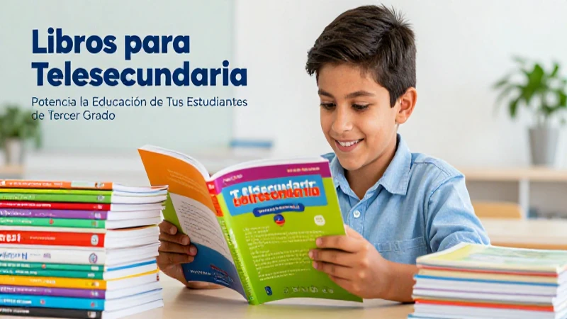 Libros para Telesecundaria potencia la educación de tercer grado
