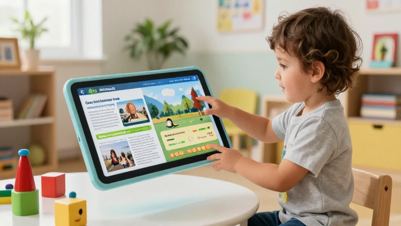 ¡Descarga libros de educación preescolar en PDF para potenciar el desarrollo infantil! 5 Niño aprende con libro digital en estilo moderno