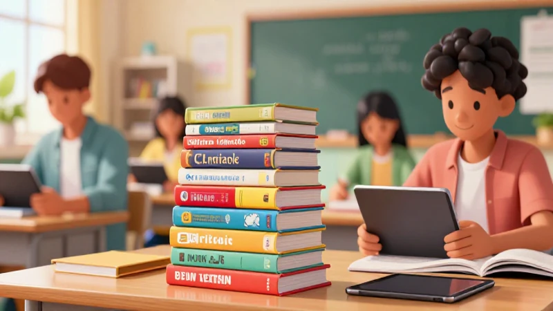 Encuentra los mejores libros escolares para tus estudios 6 Estudiante joven estudiando en aula moderna