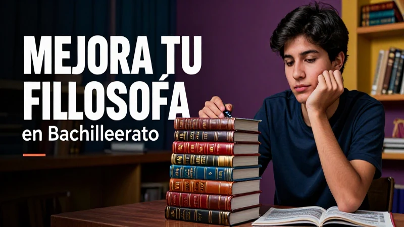 Libros filosóficos mejoran tu bachillerato