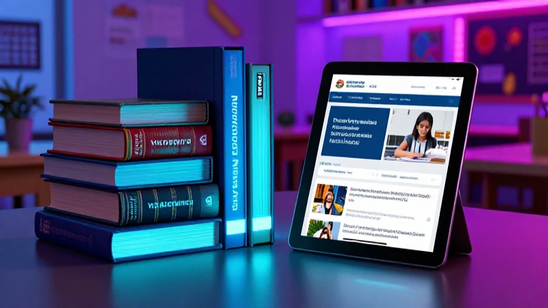 Aprendizaje digital en aula mexicana vibrante