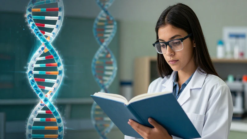 Conoce los mejores libros para estudiar los módulos de Prepa Abierta 3 Estudiante mexicano de biología con estética educativa profesional