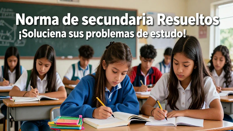 Estudiantes usan libros Norma para estudiar con éxito