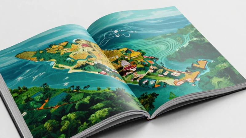 Libros de la nueva escuela mexicana en PDF para tercer grado 5 Atlas dinámico ilustra paisajes mexicanos con colores vibrantes