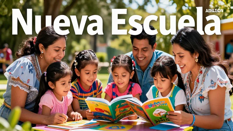 Mejores libros preescolares: aprendizaje y diversión en familia 5 Familiar mexicana leyendo, arte digital vibrante