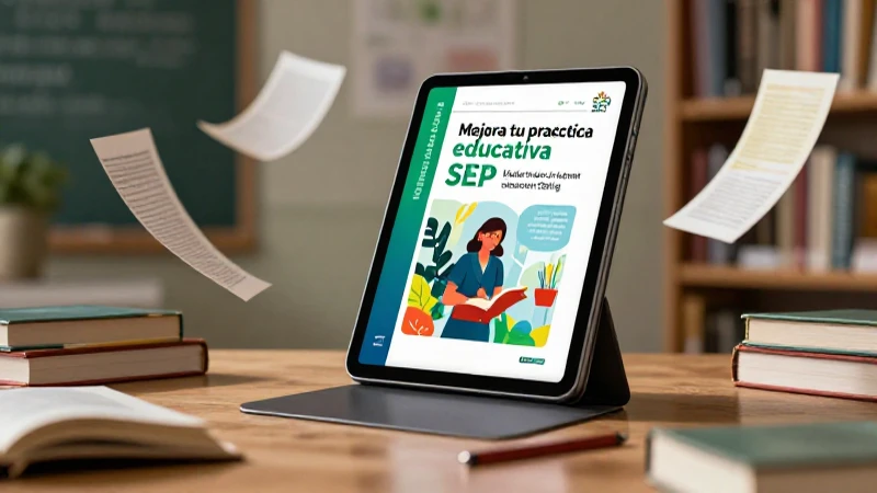 Libros SEP impulsando formación continua de docentes