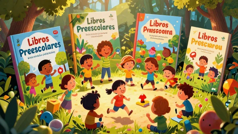 Libros preescolares: aprendizaje divertido y educativo 4 Libros preescolares vibrantes para aprender de forma divertida