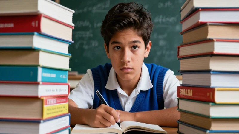 Estudiante mexicano con estilo fotográfico premium