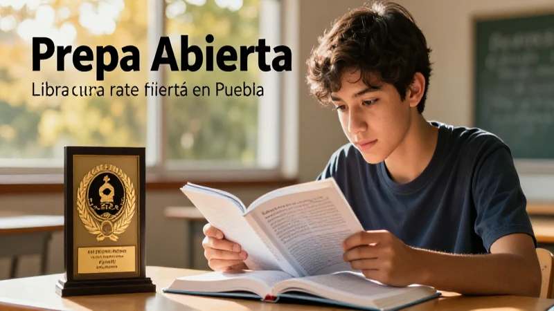 Estudiante enfocado logra éxito académico