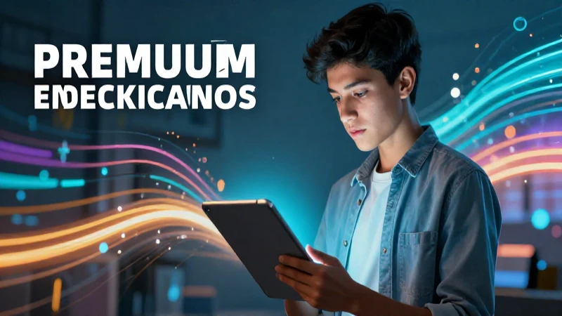 Prepárate para el éxito con libros de preparatoria en línea SEP 4 Joven mexicano estudia conocimiento digital avanzado