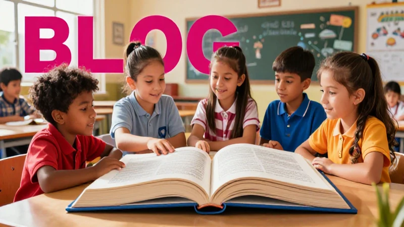 Clase escolar vibrante y educativa en México