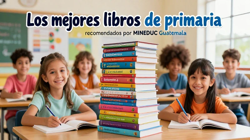 Libros primarios recomendados por MINEDUC Guatemala