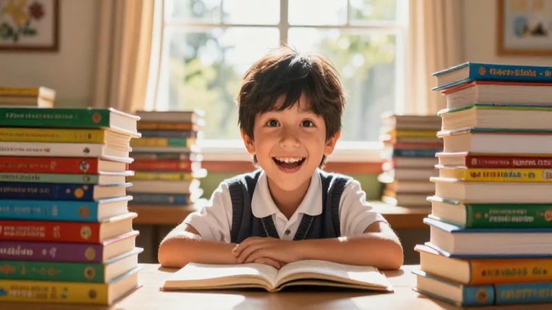 los mejores libros para primer grado: ¡impulsa el amor por la lectura! 4 Niño feliz con libros mexicanos