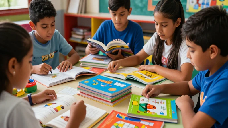 Libros de primaria en Oliveros: aprovecha al máximo con los mejores 4 Estudiantes mexicanos aprendiendo con libros coloridos