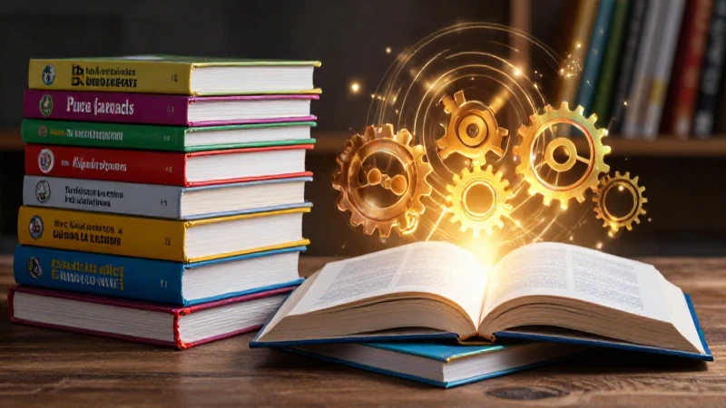 Potencia el aprendizaje: Conoce libros para primaria y secundaria 4 Libros educativos con luz y engranajes intelectuales
