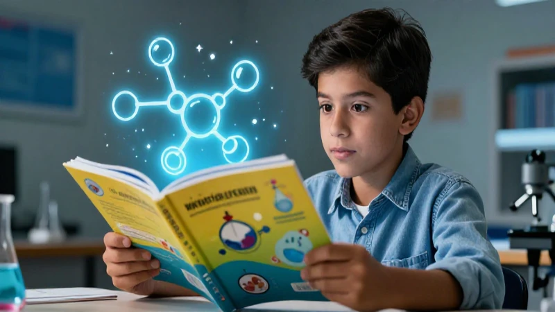 Enriquece tu educaci贸n con los mejores libros escolares de secundaria en la nueva escuela mexicana 3 Estudiante mexicano descubre mol茅culas en libro vibrante