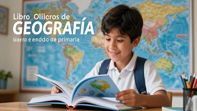 Guía de libros de geografía para sexto grado