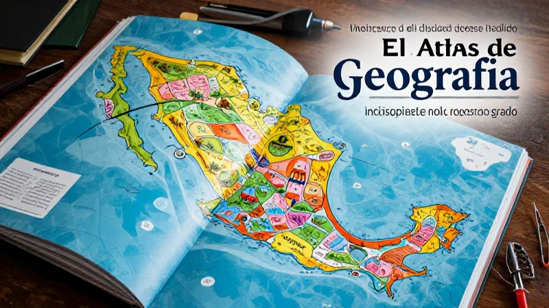 El Atlas de Geografía indispensable para quinto grado en libros SEP 3 Atlas de Geografía 5° vibrante y realista